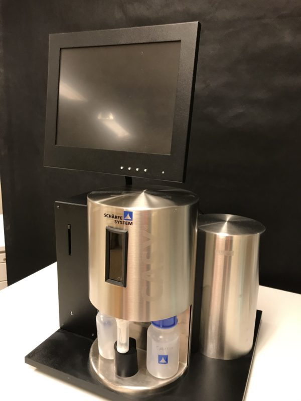Schärfe System  cell räknare+analys system